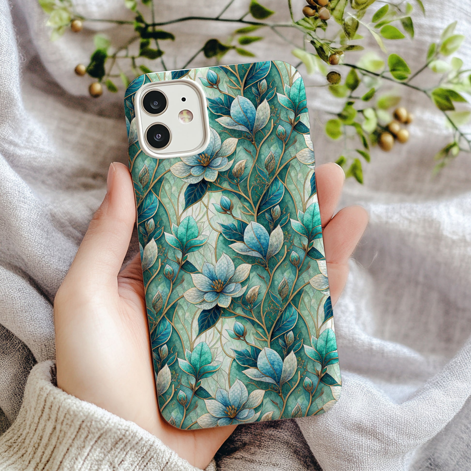 Vibrant Floral Pattern Phone Case Design Accessory