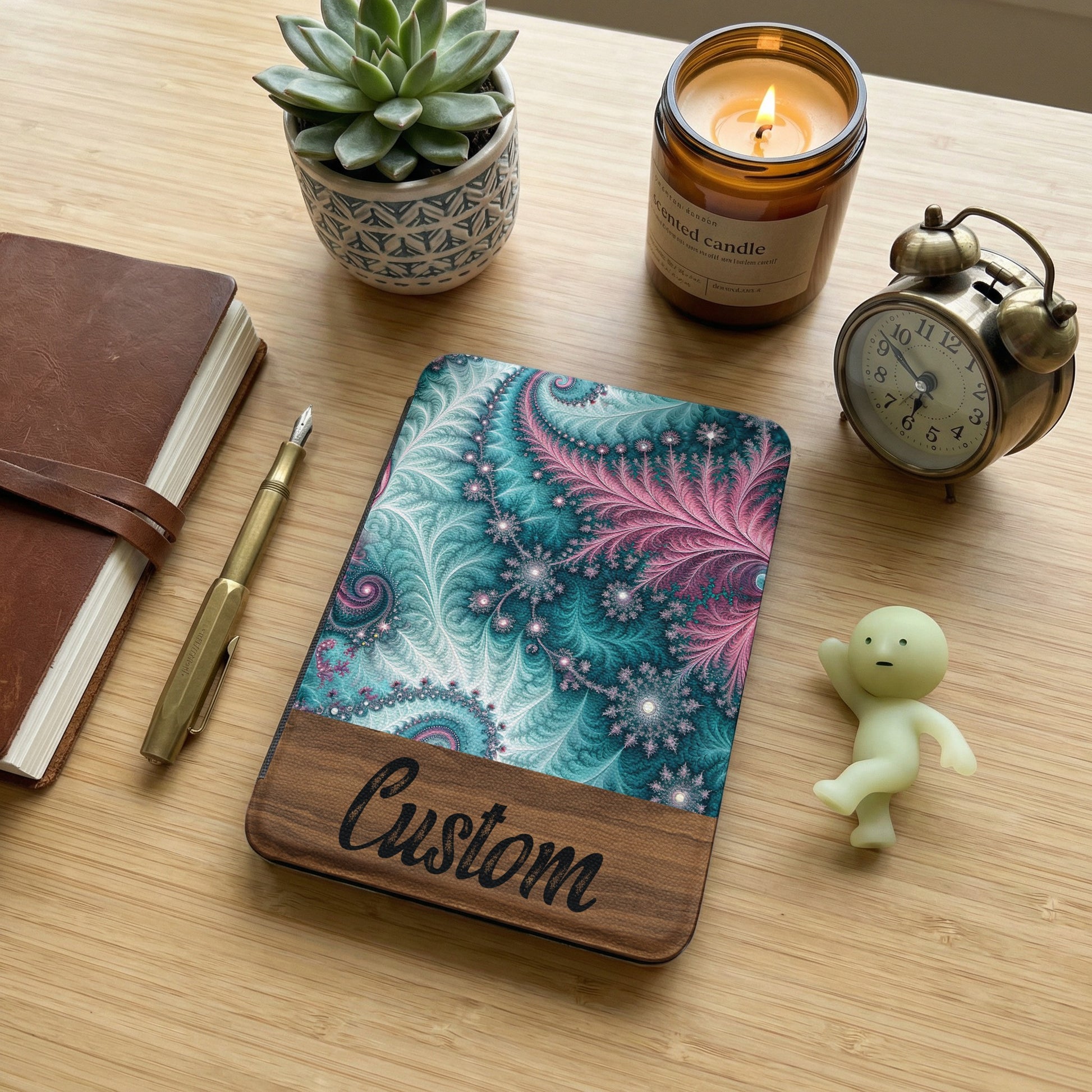 Custom Floral Design Hardcover Journal Notebook