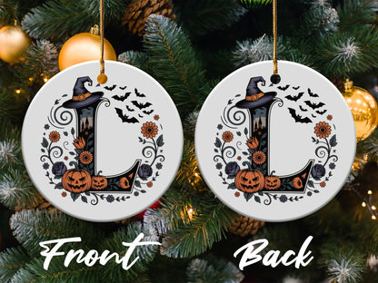 Festive Halloween Themed Initial L Ornament product