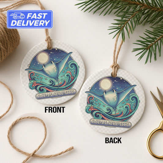 Ocean Serenity Double Sided Ornament product type