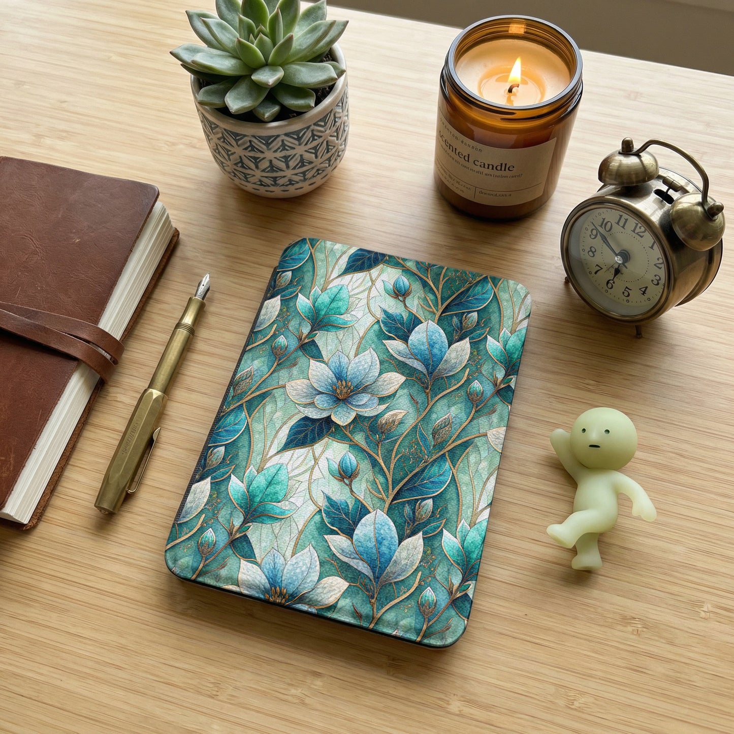 Botanical Floral Pattern Hardcover Journal Notebook
