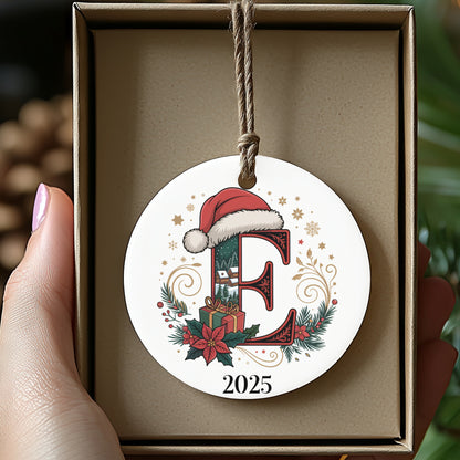 Personalized Christmas 2025 Ornament Hanging Decoration product type