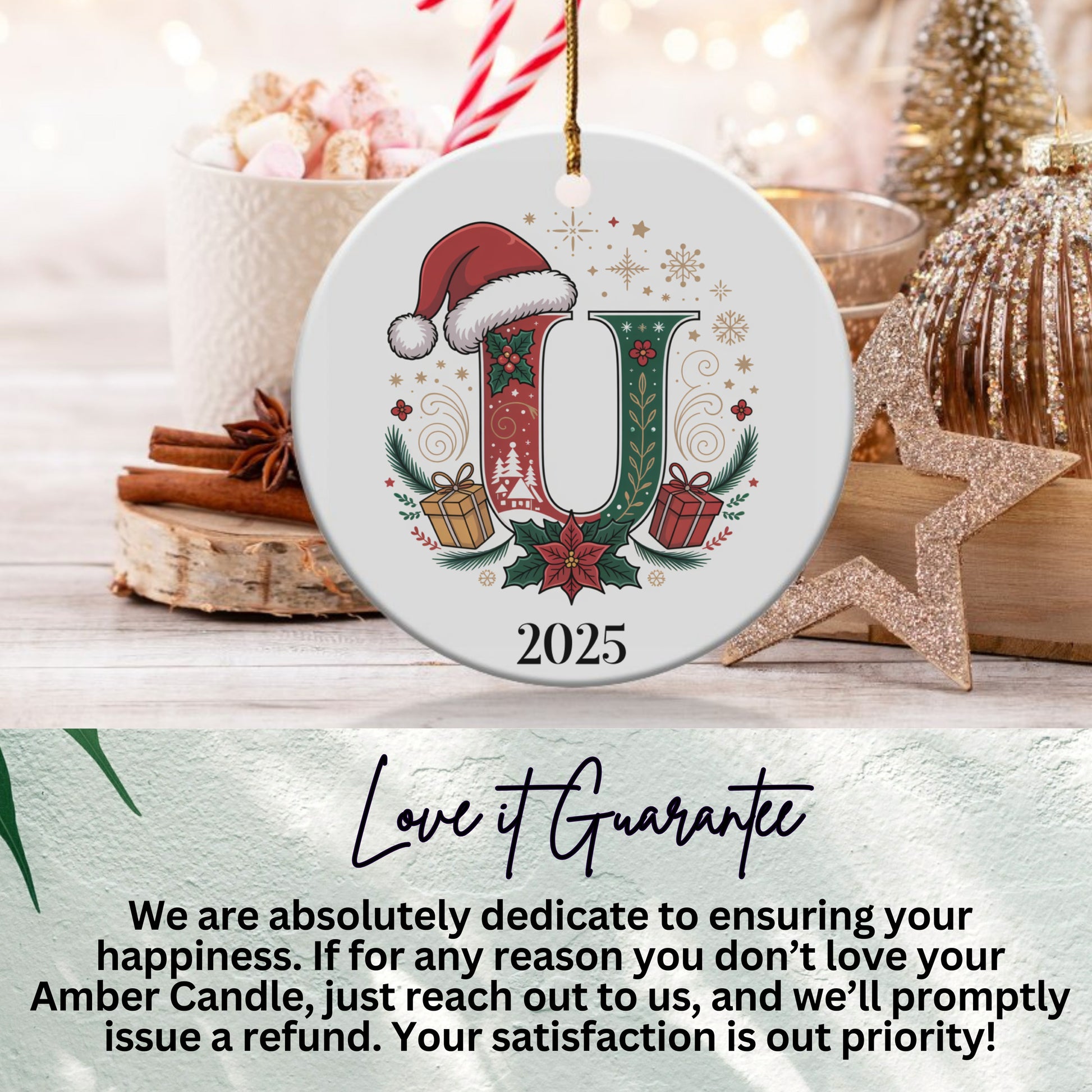 Personalized 2025 Christmas Ornament product type