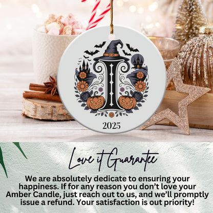 Personalized Halloween Witch Hat Ornament product