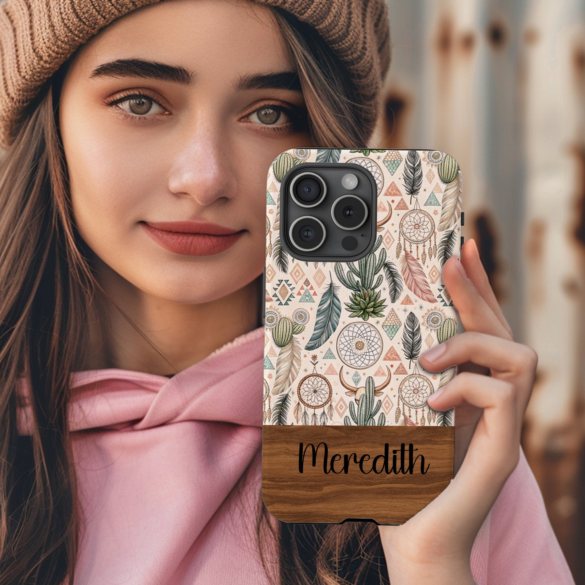 Personalized Dreamcatcher Feather Design Phone Case