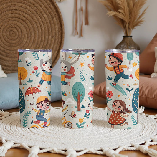 Colorful Playful Kids Design Insulated Tumbler