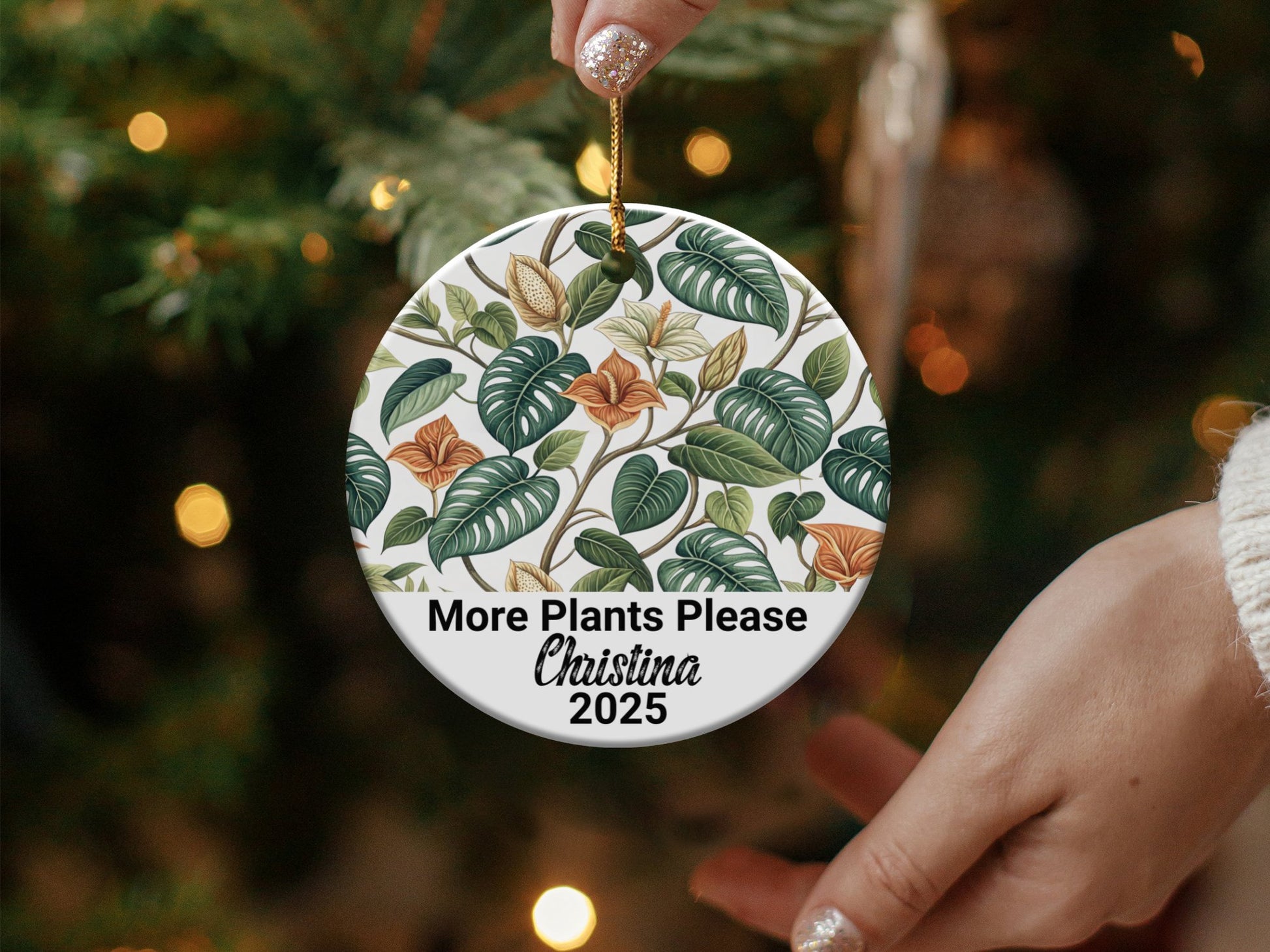 More Plants Please Christina 2025 ornament product
