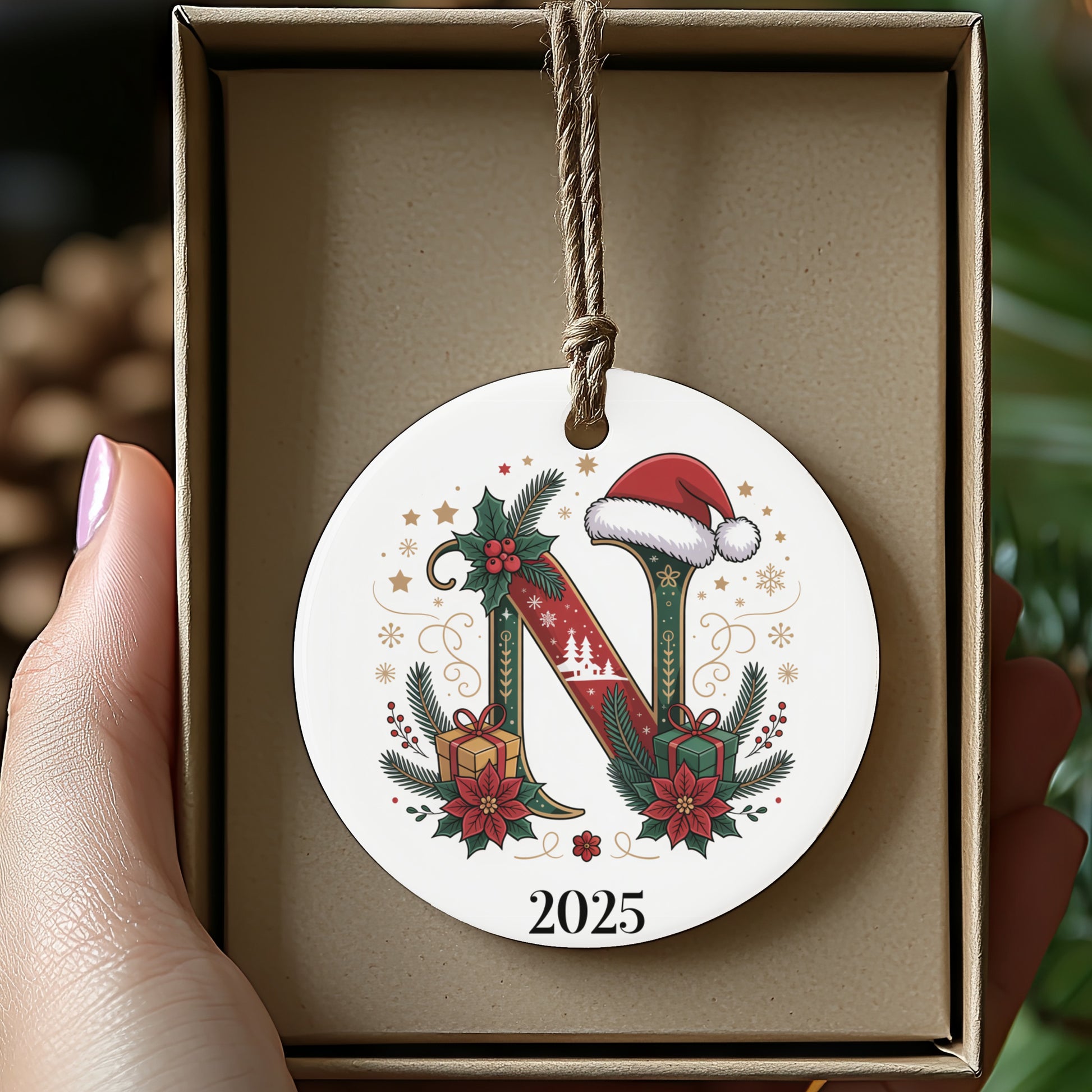 Personalized Christmas Ornament 2025 Holiday Decoration product
