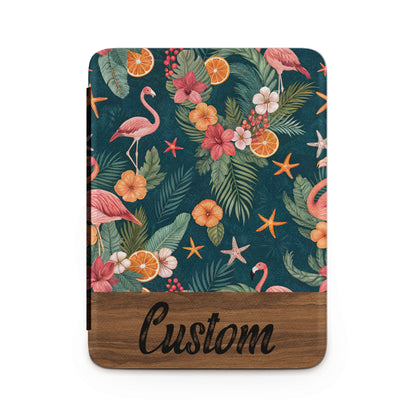 Tropical Flamingo and Floral Design Custom Cover
