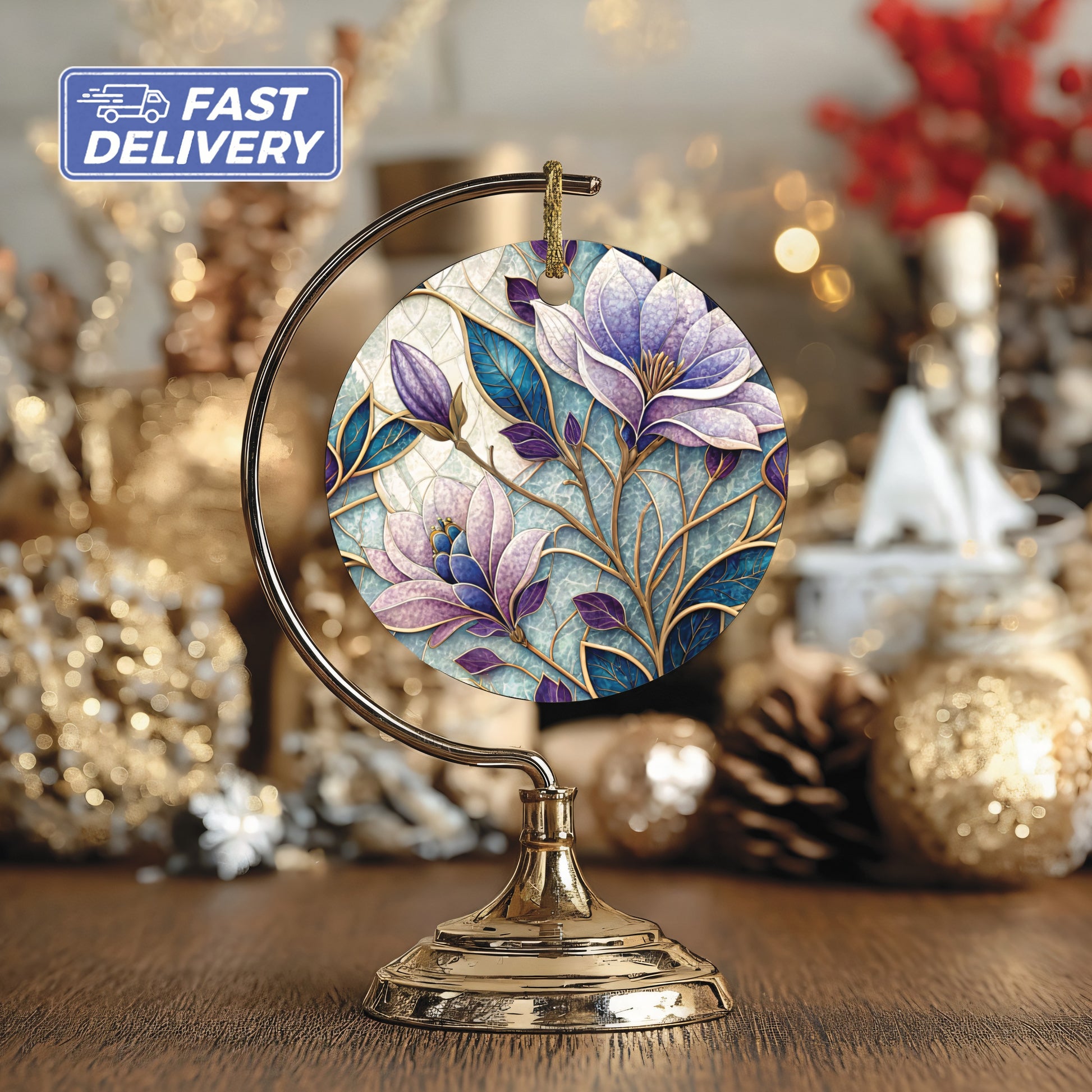Floral Design Ornament with Fast Delivery Option