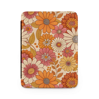 Vibrant Floral Pattern with Orange and Pink Blooms Sleeve