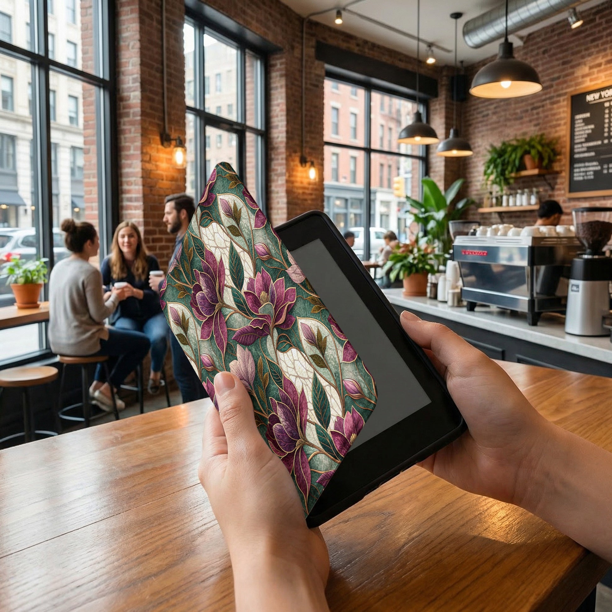 Stylish Floral Patterned Tablet Cover for Everyday Use
