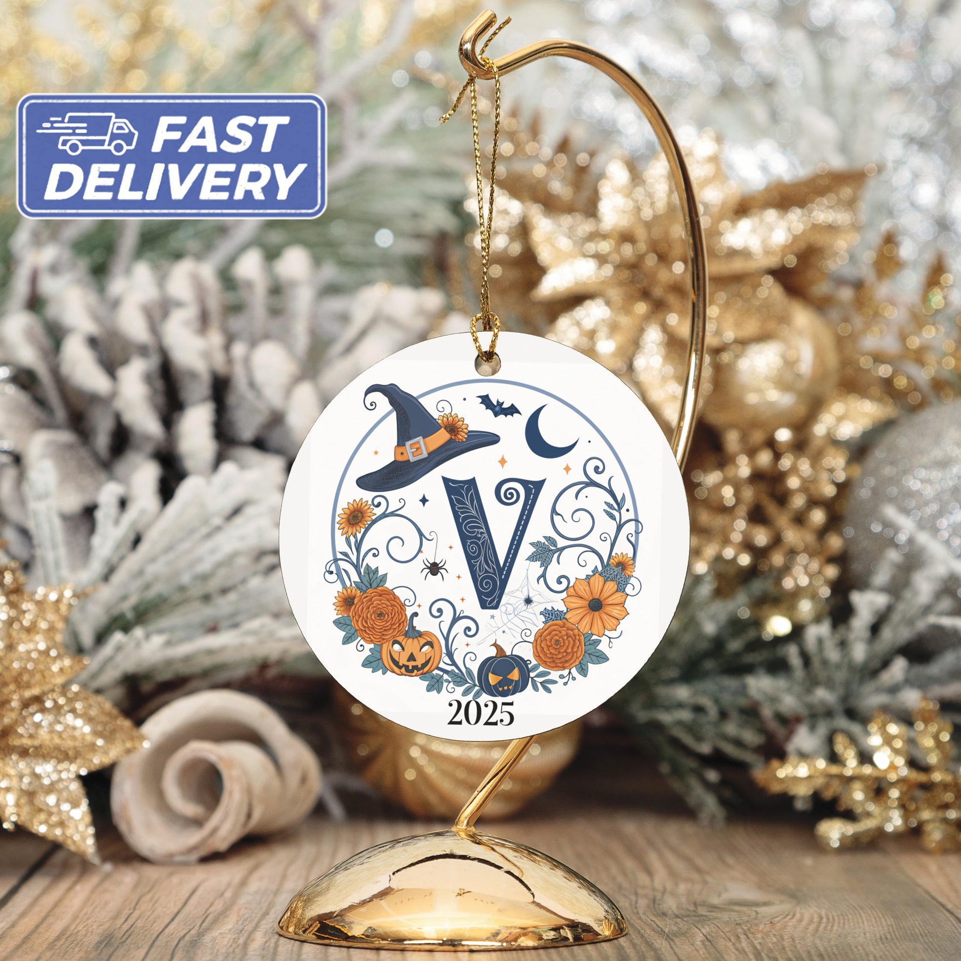 Halloween Themed 2025 Custom Ornament product