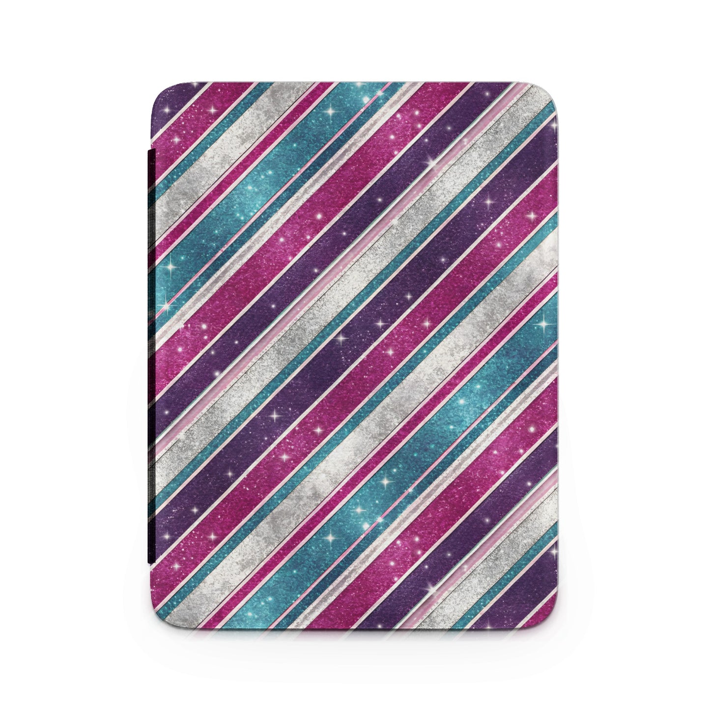 Glittery Striped Pattern With Sparkles Tablet Case