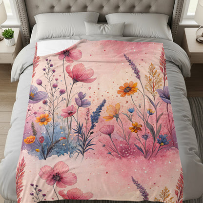 Watercolor Floral Garden Dreams Artistic Design - Walk Greener