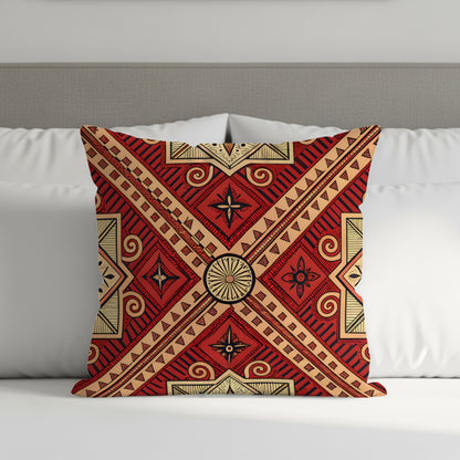 Geometric Tribal Print Decorative Pillow Cover