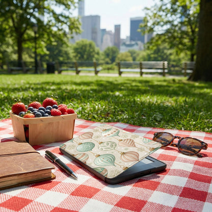 Scenic Park Picnic with Notebook and Tablet Case