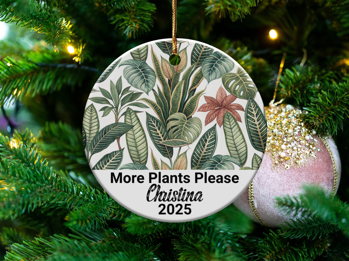 More Plants Please Christmas Ornament 2025 product type
