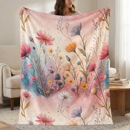 Watercolor Flower Garden Pretty Floral Pattern Seamless - Walk Greener
