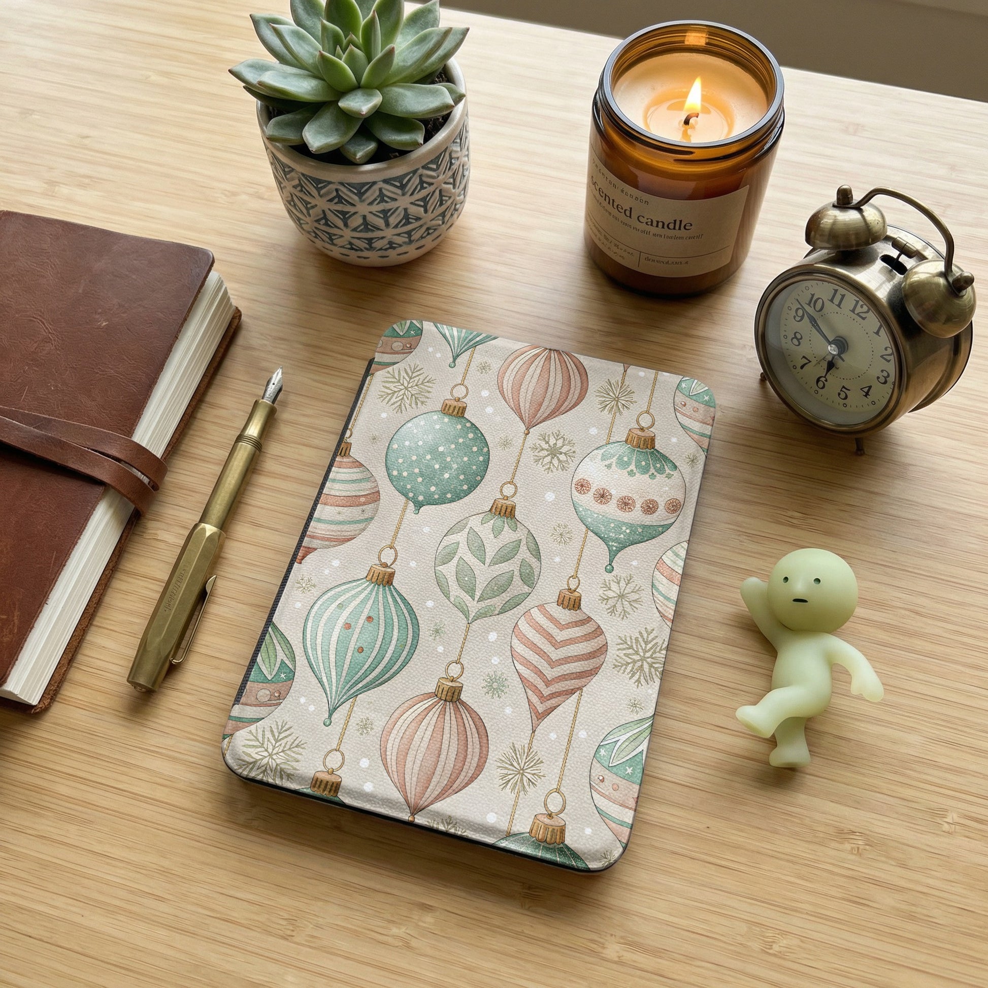 Festive Ornament Design E-Reader or Tablet Cover