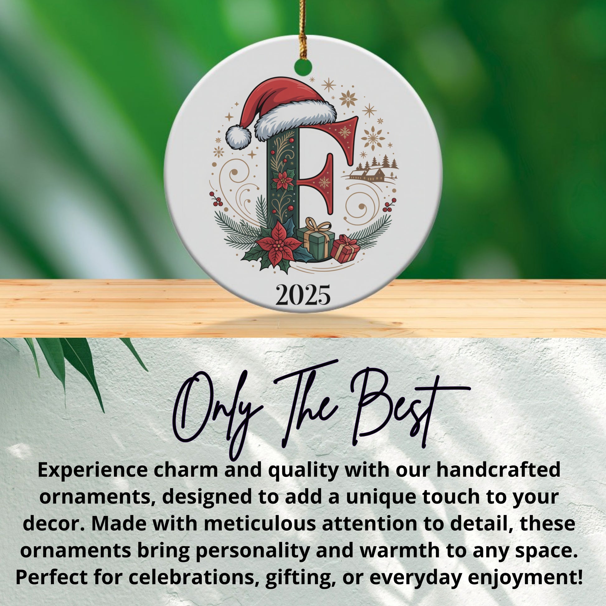 Personalized Christmas 2025 Ornament Decoration product type