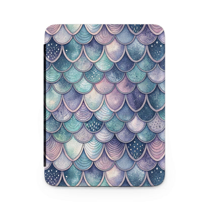 Iridescent Fish Scales Pattern Artistic Cover Design