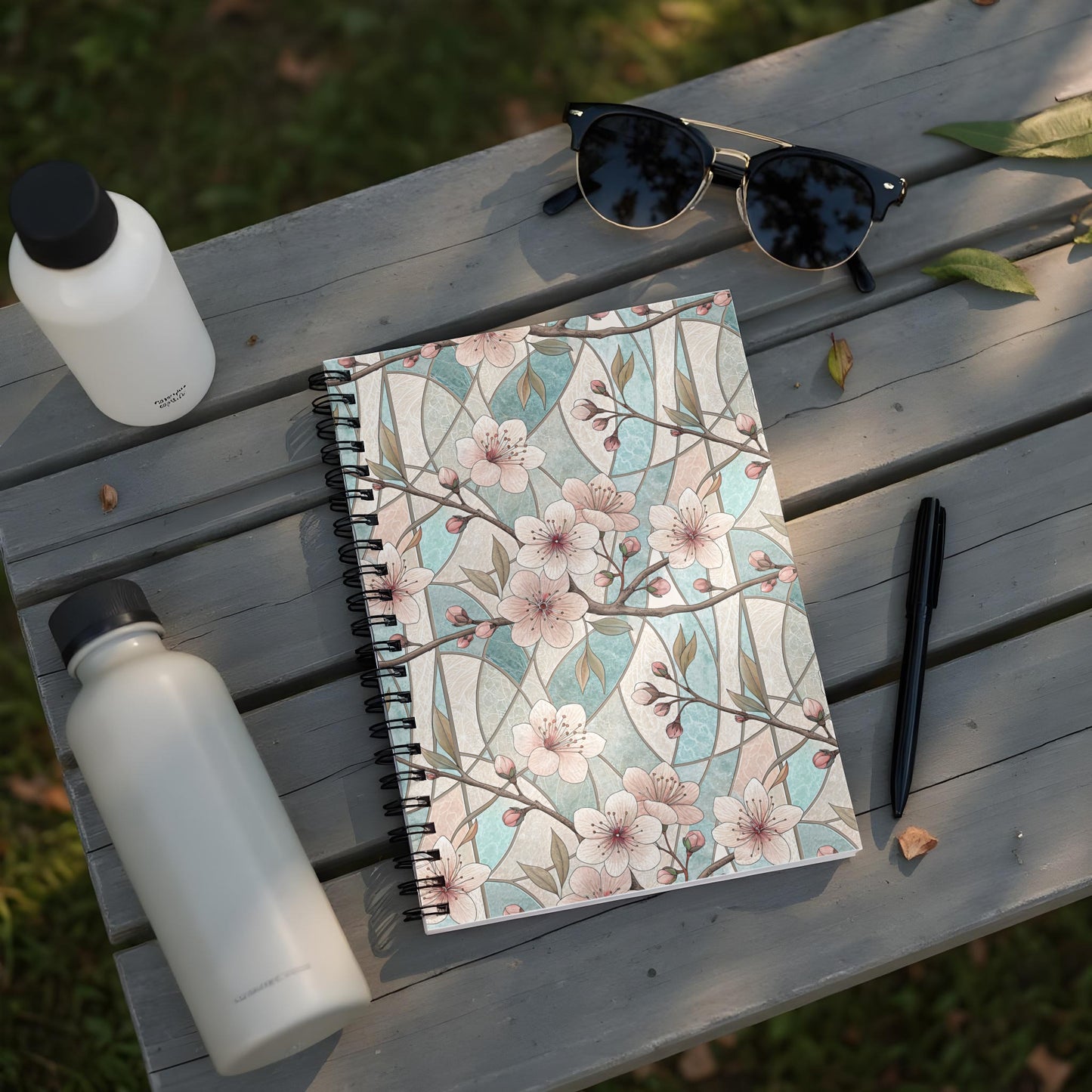 Floral Blossom Spiral Notebook Perfect for Journaling