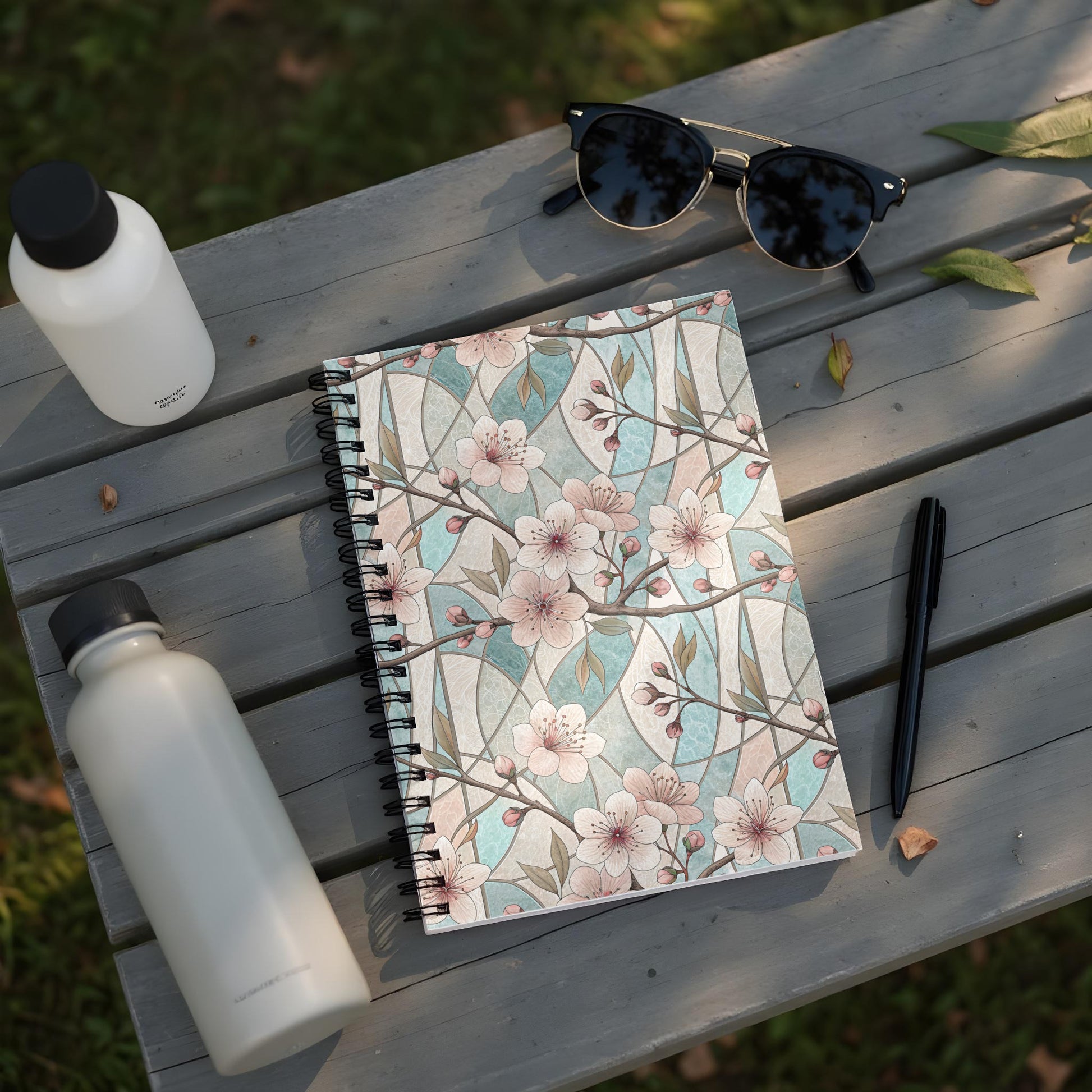 Floral Blossom Spiral Notebook Perfect for Journaling