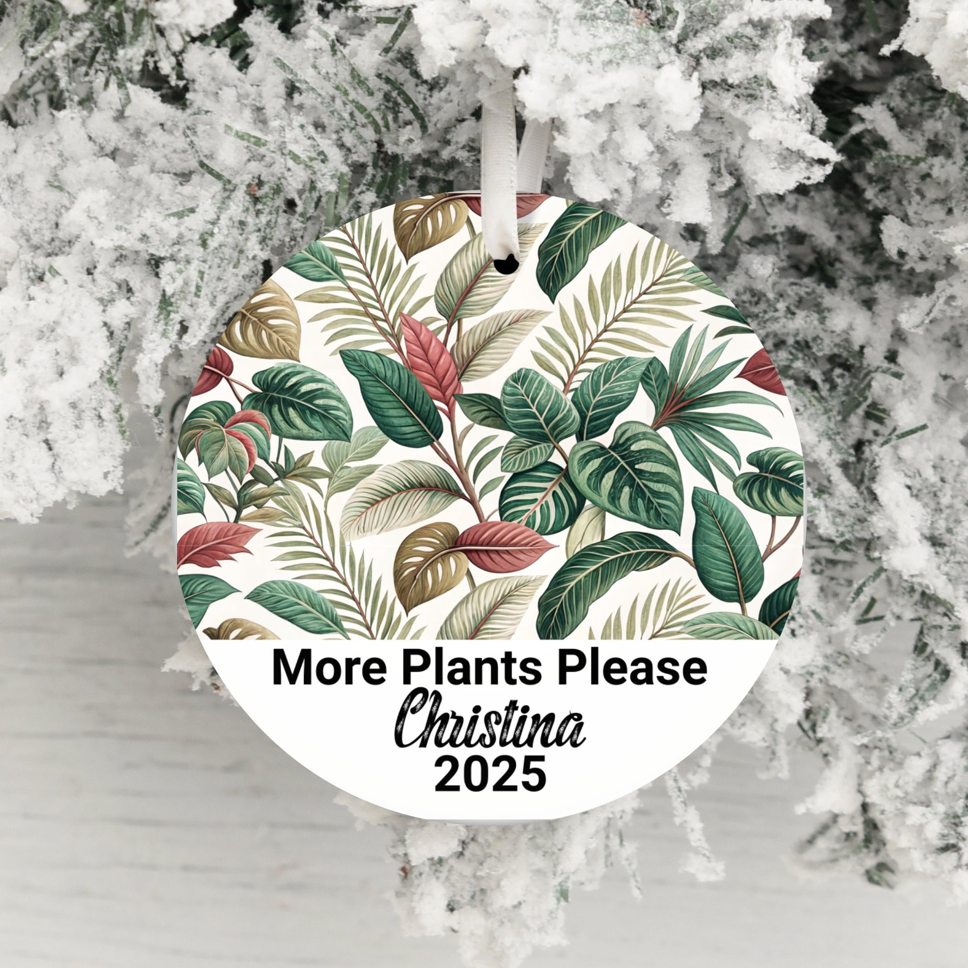 More Plants Please Christina 2025 Ornament product type