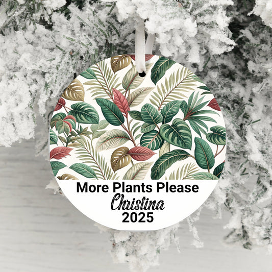 More Plants Please Christina 2025 Ornament product type