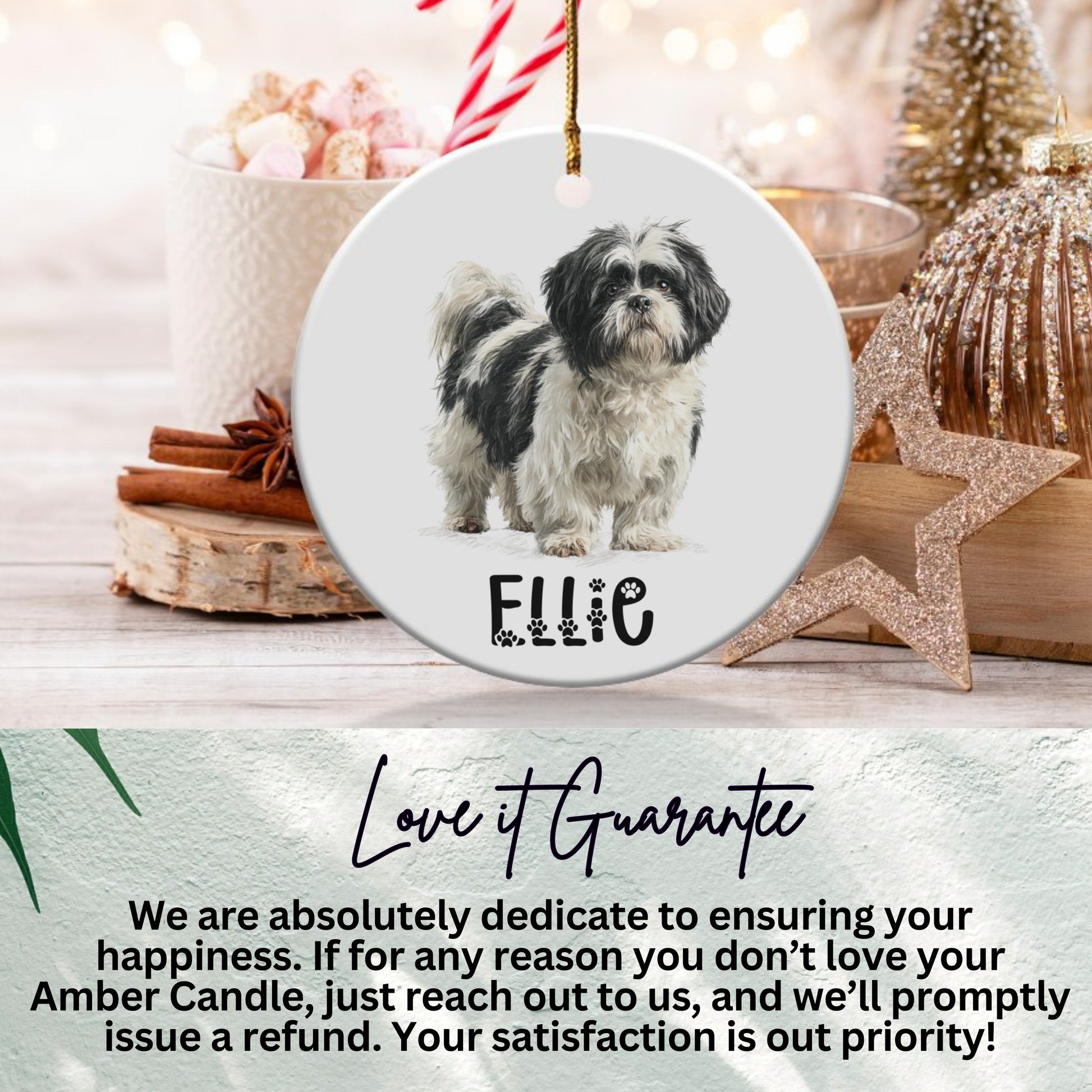 Personalized Photo Keepsake Dog Ornament product type