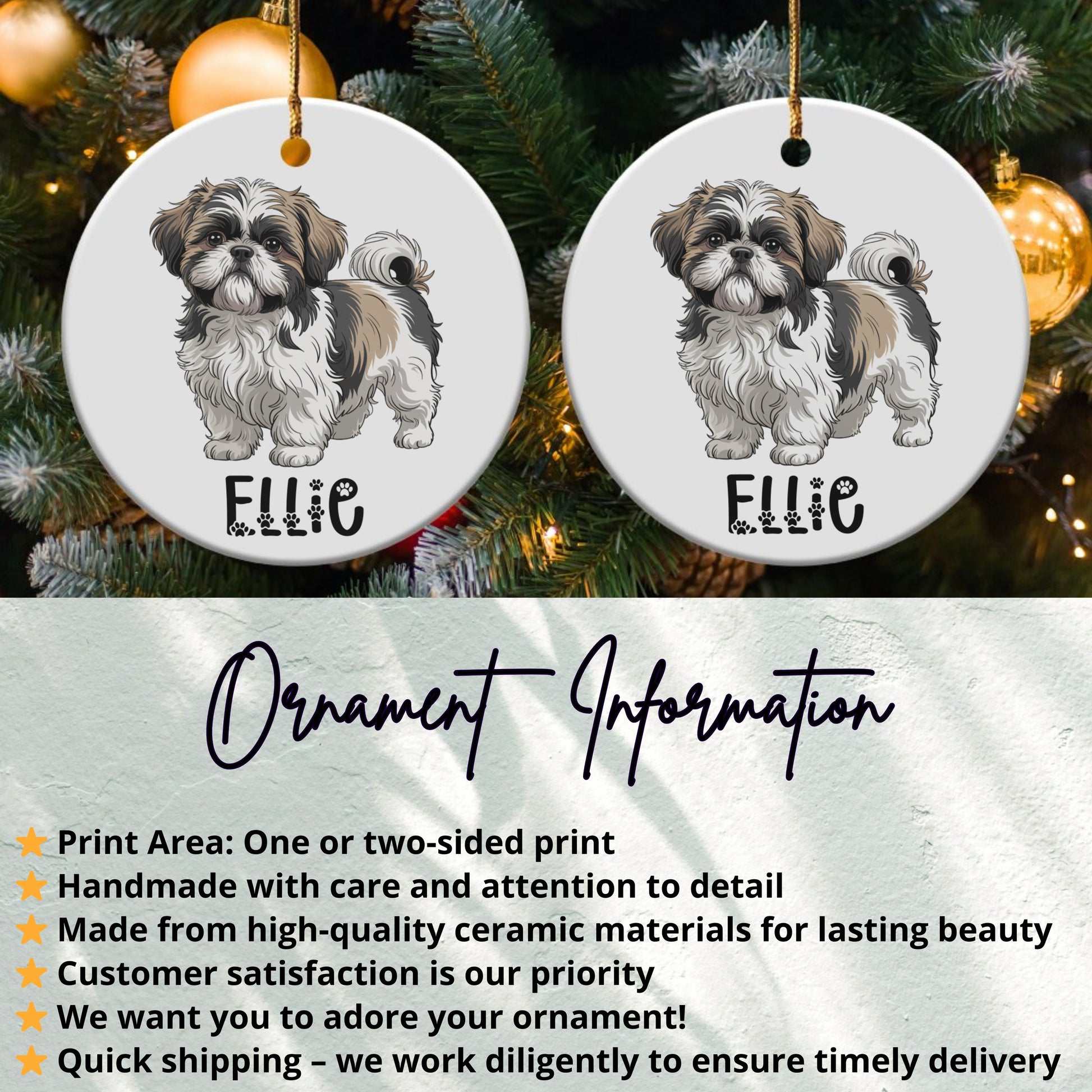 Adorable Dog Design Hanging Ornament product