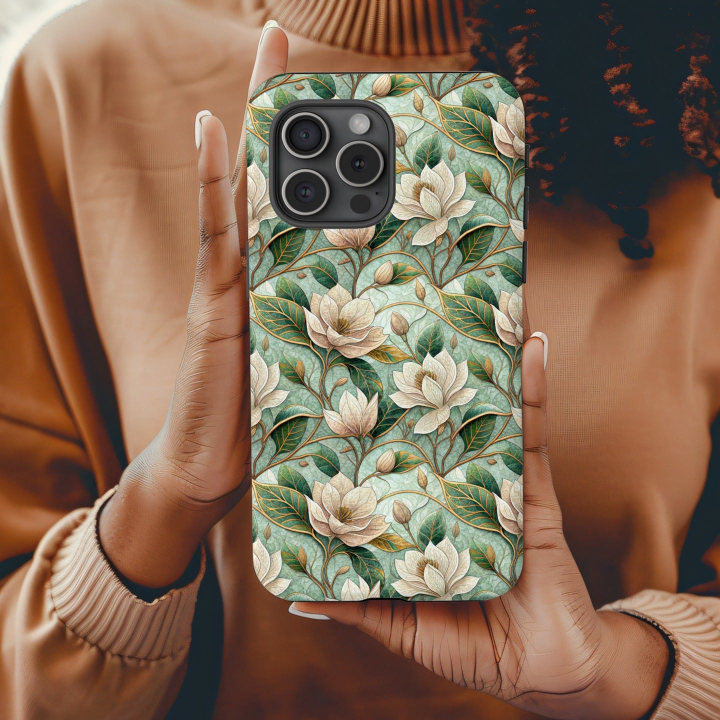 Elegant Botanical Floral Pattern Phone Case