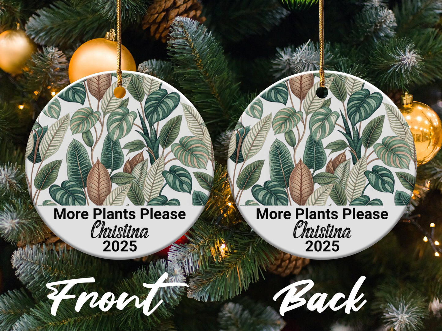 More Plants Please Christmas Ornament product