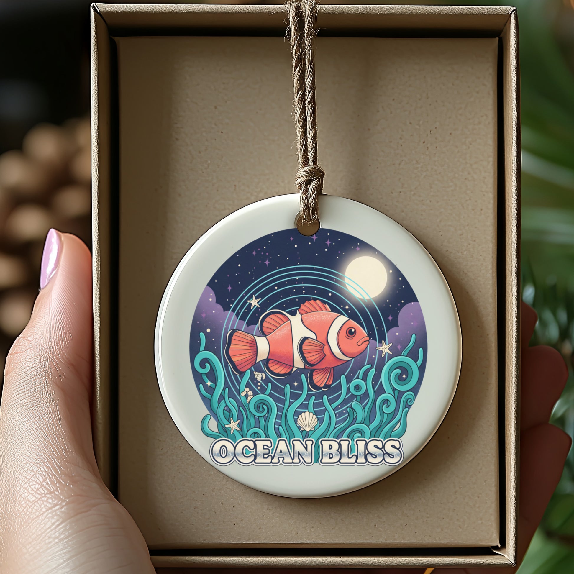 Ocean Bliss Clownfish Ocean Ornament Product