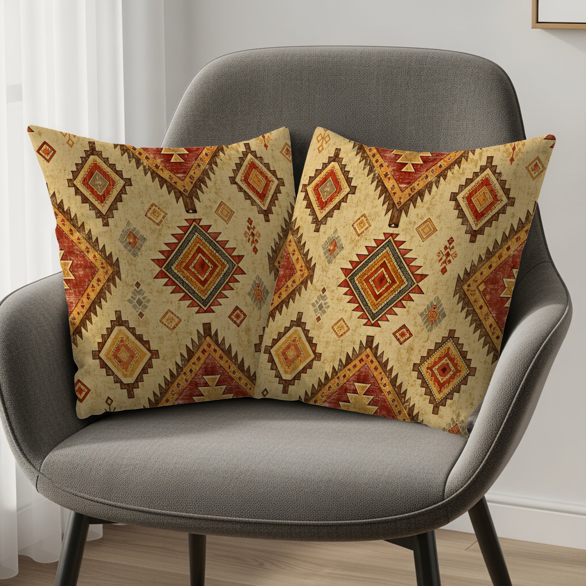 Colorful Geometric Design Decorative Cushion product