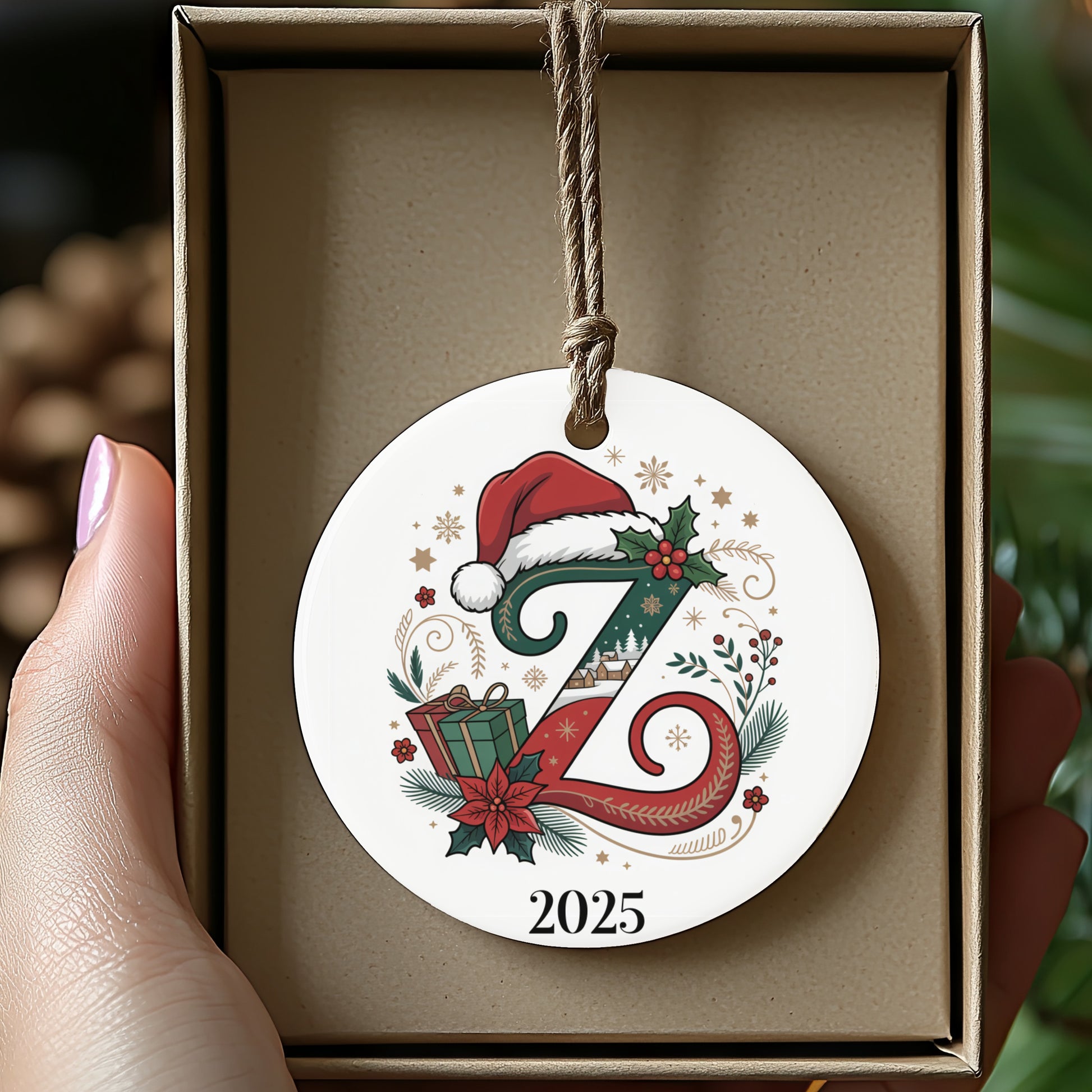 Personalized 2025 Christmas Ornament Unique Holiday product type