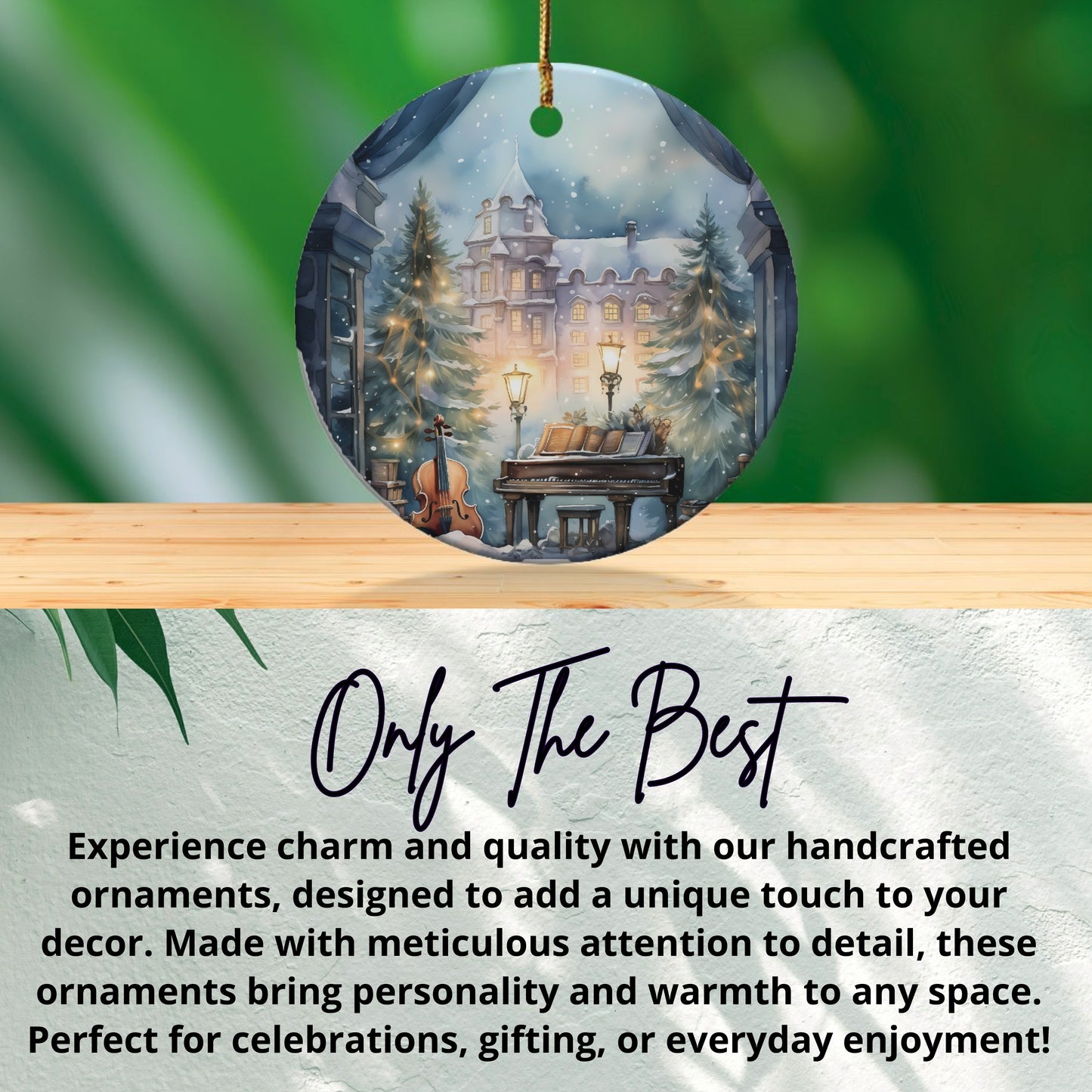 Handcrafted Holiday Ornaments for Unique Decor Product