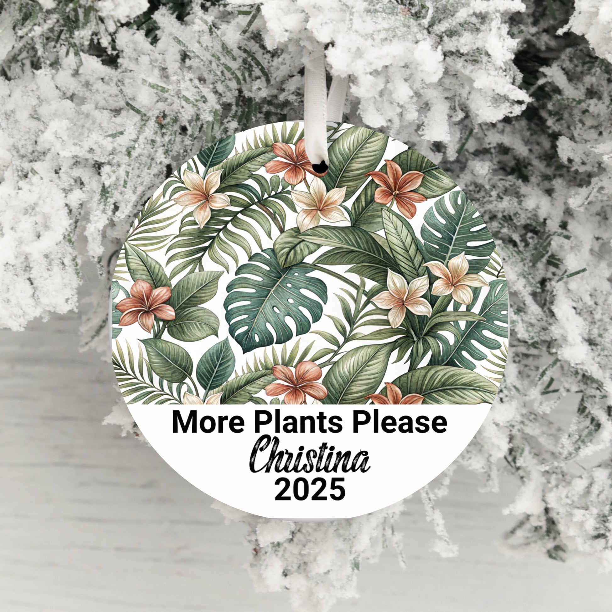 More Plants Please Christina 2025 Ornament product type