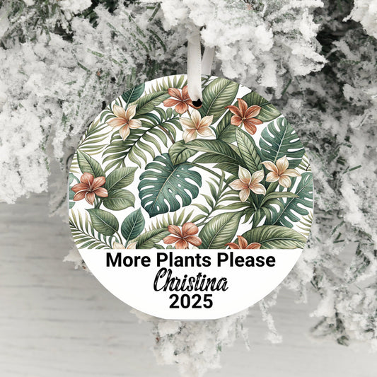 More Plants Please Christina 2025 Ornament product type