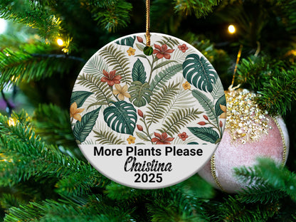 More Plants Please Customizable Christmas Ornament product