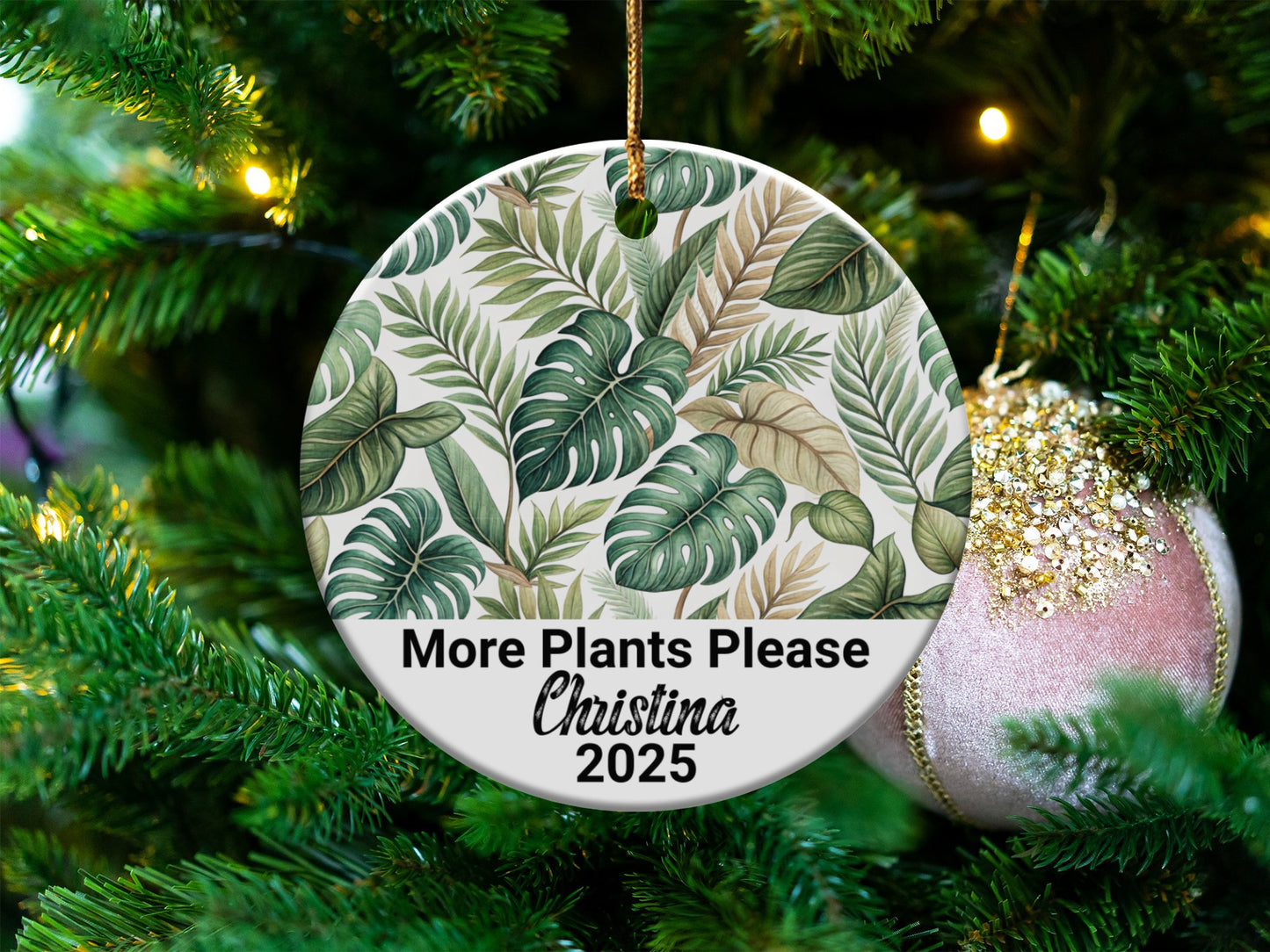 More Plants Please Christmas Ornament product