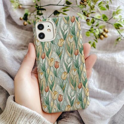 Vintage Floral Pattern iPhone Case Protection Accessory
