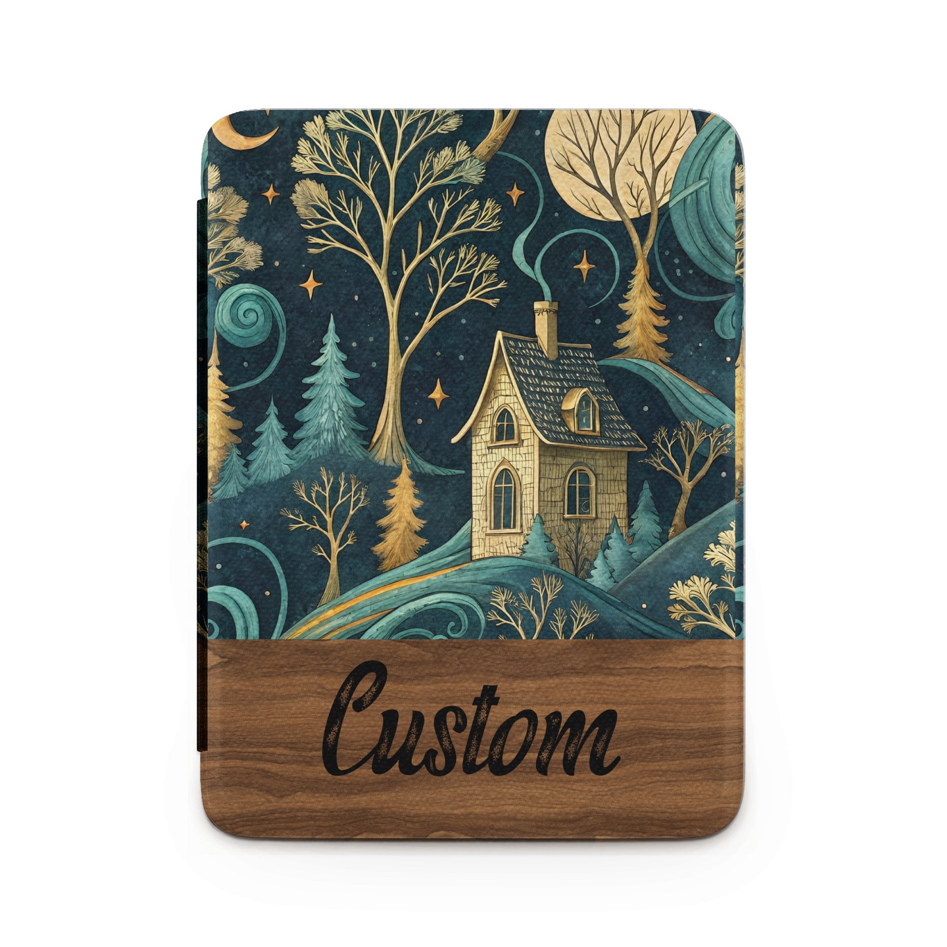 Custom Night Forest House Design Engraved Product