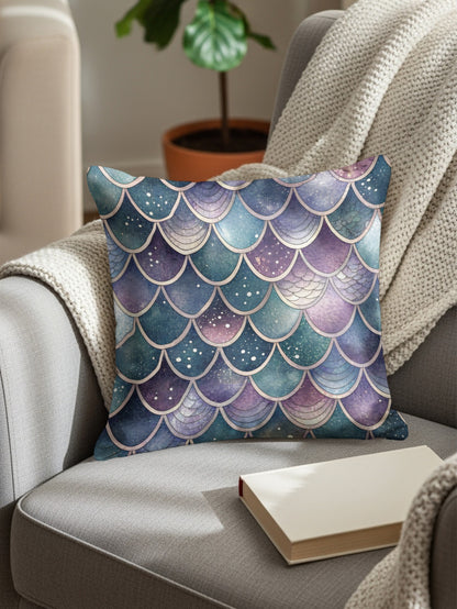 Oceanic Scales Design Decorative Pillow Product