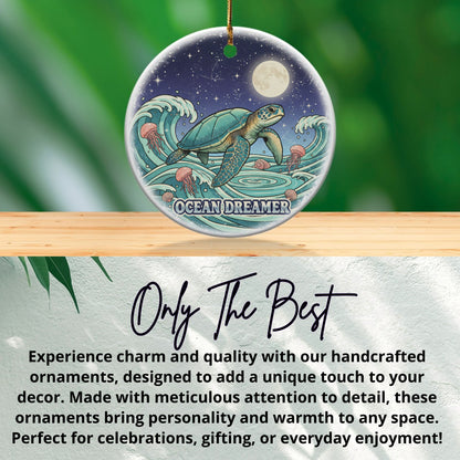 Ocean Dreamer Sea Turtle Handcrafted Ornament product