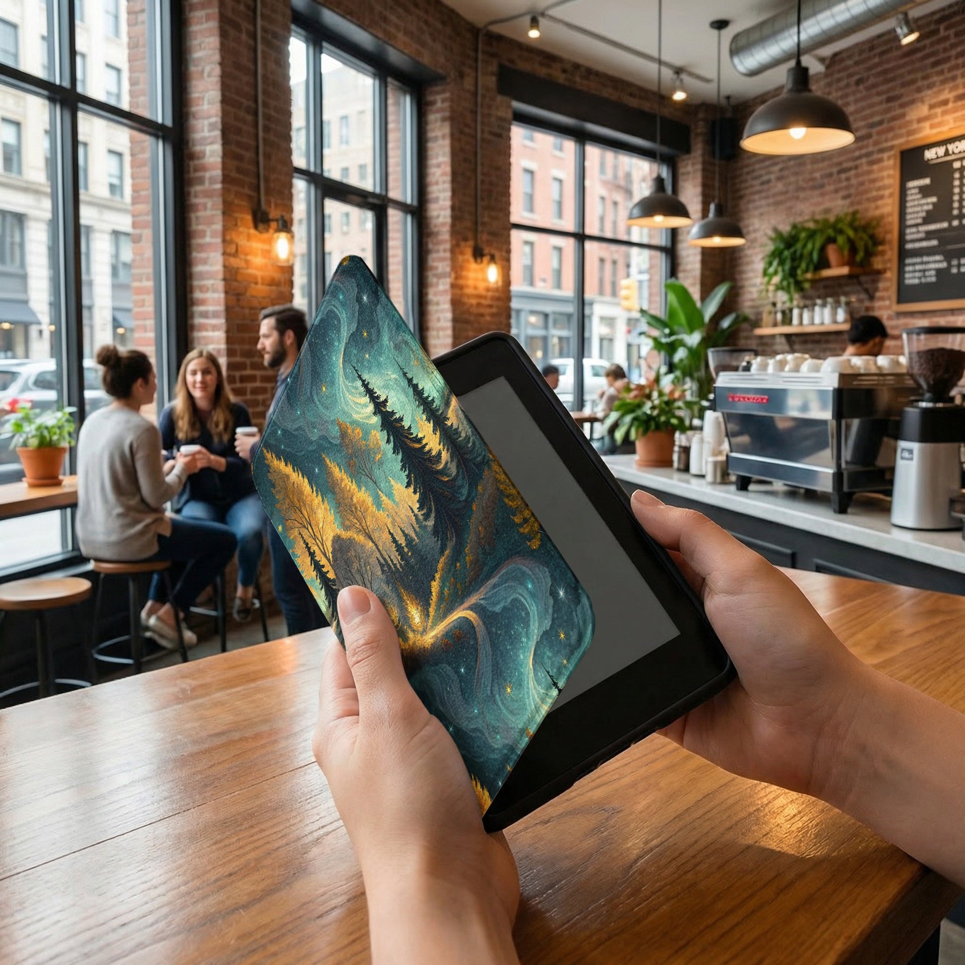 Scenic Forest Design Protective Case for Your Tablet