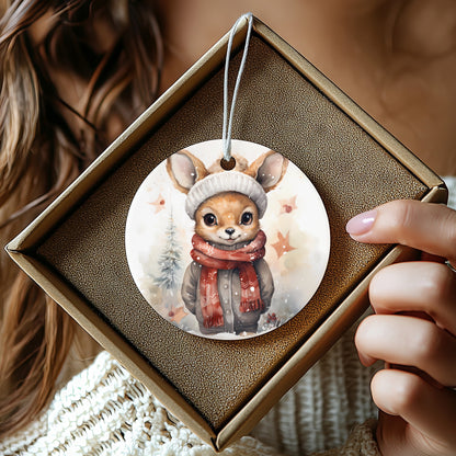 Adorable Winter Bunny Hanging Ornament product