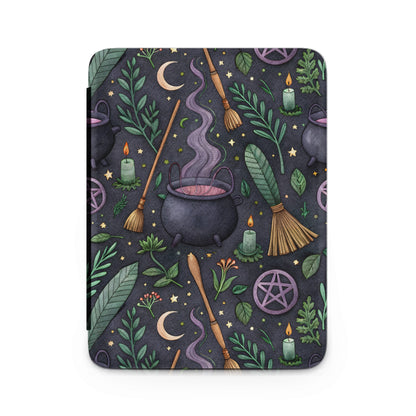 Magical Cauldron and Witchcraft Symbols Laptop Sleeve