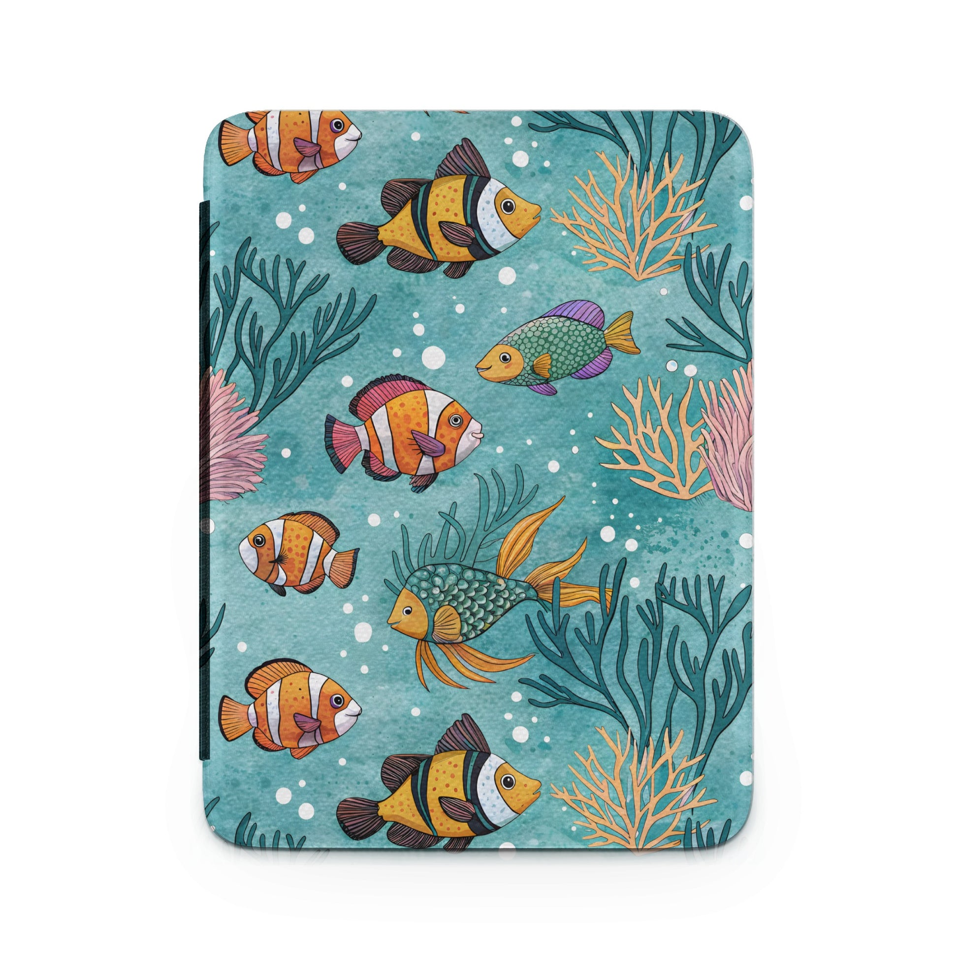 Colorful Underwater Fish Design iPad Cover
